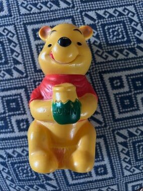 Winnie The Pooh Vintage Vinyl Squeak Toy - 1960’s